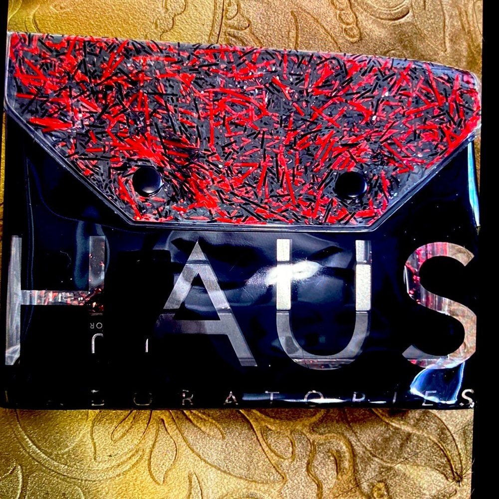 Haus beauty items with a bag